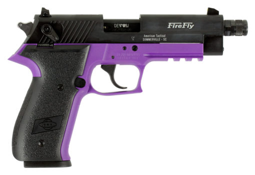 GSG GERG2210TFFL FireFly 22 LR 4.90" 10+1 Purple Black Zinc Alloy Black Polymer Grip