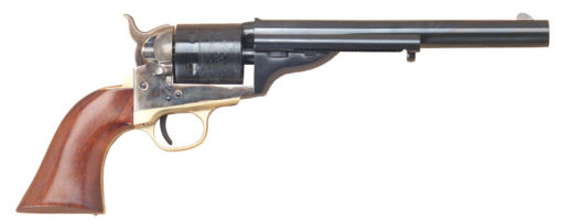 Cimarron CA914 1872 Open Top Navy 38 Long Colt 6rd 7.50" Blued Steel Barrel & Cylinder Color Case Hardened Steel Frame with Walnut Grip