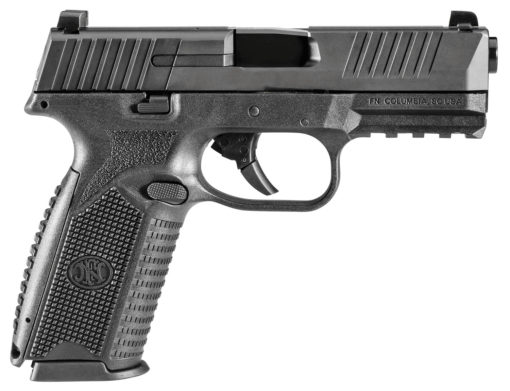 FN 66100463 509 Midsize 9mm Luger 4" 15+1 Black Black Steel Slide Black Interchangeable Backstrap Grip