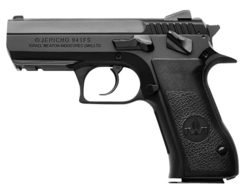 IWI US J941FS9 Jericho 941 Mid-Size 9mm Luger 3.80" 16+1 Black Steel Frame & Slide with Black Polymer Grip