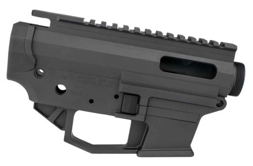 Angstadt Arms AA0940RSBA 0940 Lower Receiver Set AR-15 Platform 9mm Luger 7075 T6 Aluminum Black Hardcoat Anodized compatible with Glock Magazines