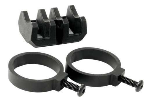 Magpul MAG614-BLK Light Mount V-Block and Rings  Black Anodized Aluminum/Polymer