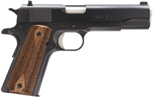 Remington Firearms 96323 1911 R1 45 ACP 5" 7+1 Black Oxide Black Oxide Carbon Steel Slide Walnut Grip