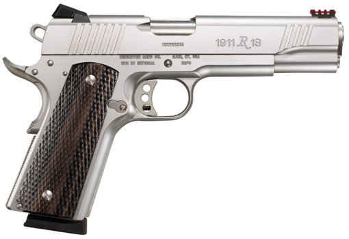 Remington Firearms 96360 1911 R1-S Enhanced Commander 45 ACP 4.25" Stainless Steel Dark Laminate Grip