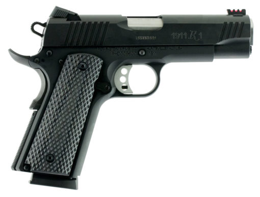 Remington Firearms 96492 1911 R1 Ultralight 45 ACP 4.25" 8+1 Black Black PVD Steel Slide Gray Laminate Grip