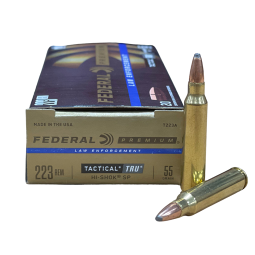 Federal LE 223 Rem 55gr Tactical TRU SP (T223A) Soft Point - 500 round case