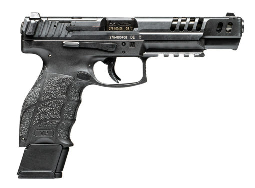 HK 81000553 VP9 Match Optic Ready 9mm Luger 5.51" 20+1 (4) Black Polymer Frame Black Steel Slide Black Interchangeable Backstrap Grip
