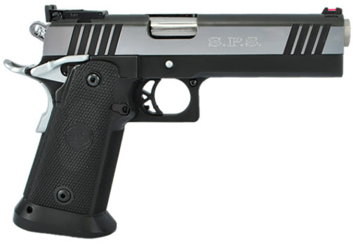 TriStar 85676 SPS Pantera 1911 9mm Luger 5" 18+1 Chrome Steel Frame/Slide Steel Barrel Black Polymer Grips Right Hand
