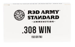 Red Army Standard AM3090 Red Army Standard  308 Win 150 gr Full Metal Jacket (FMJ) 500 Round Case