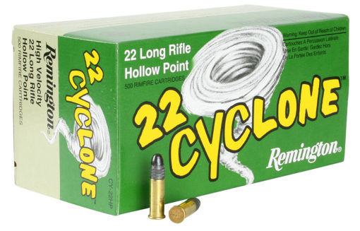 Remington Ammunition 21222 Cyclone  22 LR 36 gr Hollow Point (HP) 50 Bx/ 100 Cs