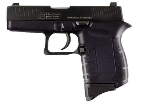 Diamondback DB0200P001 DB9 G4 9mm Luger 3.10" 6+1 Black Black Stainless Steel Slide Black Polymer Grip