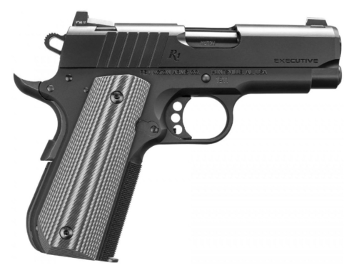 REM Arms Firearms  1911 R1 Ultralight Executive 45 ACP 3.50" 7+1 Black Aluminum Frame Black PVD Steel Slide Gray G10 Grips