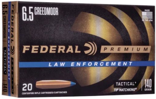 Federal T65CRDTTMK1 6.5 Creedmoor 140gr Tactical Tru Matchking 20 round box