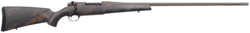 Weatherby MBC20N653WR8B Mark V Backcountry 2.0 6.5x300 Wthby Mag 3+1 Cap 26" Patriot Brown Cerakote Rec/Barrel Black with Brown Sponge Pattern Accents Peak 44 Blacktooth Stock Right Hand (Full Size)