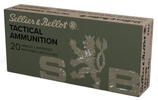 Sellier & Bellot SB76239A Rifle  7.62x39mm 124 gr Full Metal Jacket (FMJ) 20 Bx/ 30 Cs