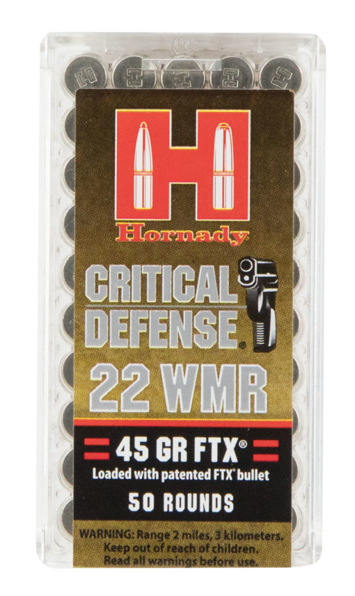 Hornady 83200 Critical Defense  22 Mag 45 gr Flex Tip eXpanding 50 Bx/ 40 Cs