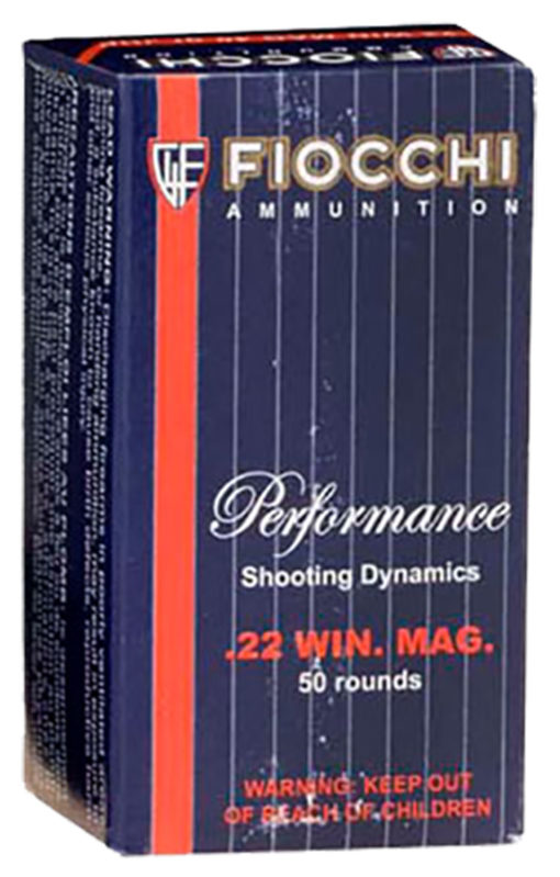 Fiocchi 22FWMA Shooting Dynamics Hunting 22 Mag 40 gr Jacketed Soft Point (JSP) 50 Bx/ 40 Cs