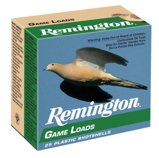 Remington Ammunition 20032 Game Load  12 Gauge 2.75" 1 oz 8 Shot 25 Bx/ 10 Cs