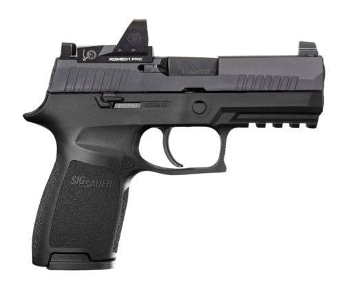 Sig Sauer 320C9BRXP10 P320 XCompact RXP 9mm Luger 3.90" 10+1 Black Black Nitron Stainless Steel Slide Black Polymer Grip