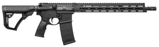 Daniel Defense 0212802081047 DDM4 V7 5.56x45mm NATO 16" 30+1 Black Hard Coat Anodized 6 Position w/SoftTouch Overmolding Stock