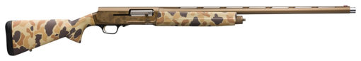 Browning 0119072005 A5 Wicked Wing 12 Gauge 26" 4+1 3.5" Burnt Bronze Cerakote Vintage Tan Camo Fixed Textured Grip Panels Stock Right Hand (Full Size) Includes Banded Invector-DS Extended Chokes