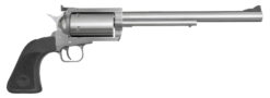 Magnum Research BFR444M BFR Long Cylinder 444 Marlin 5rd 10" Overall Stainless Steel with Black Hogue Rubber Grip