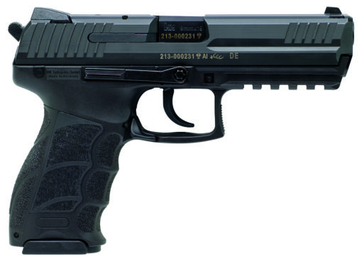 HK 81000104 P30 V1 Light LEM 9mm Luger 3.85" 17+1 (3) Black Black Steel Slide Black Interchangeable Backstrap Grip Night Sights