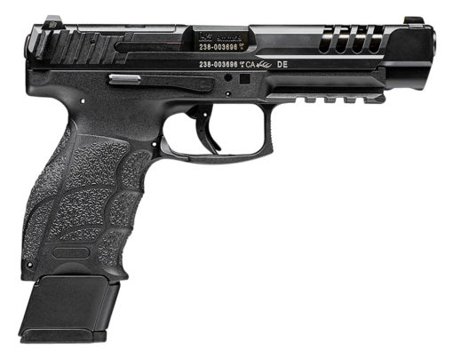 HK 81000593 VP9L Optic Ready 9mm Luger 5" 10+1 (2) Black Black Steel Slide Black Interchangeable Backstrap Grip