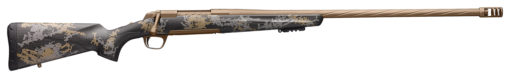 Browning 035539294 X-Bolt Mountain Pro Long Range 6.5 PRC 3+1 26" MB Fluted Burnt Bronze Cerakote Accent Graphic Black Carbon Fiber Stock Right Hand (Full Size)