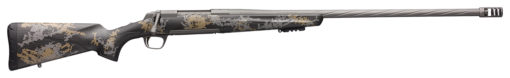 Browning 035541294 X-Bolt Mountain Pro Long Range 6.5 PRC 3+1 26" MB Fluted Tungsten Gray Cerakote Accent Graphic Black Carbon Fiber Stock Right Hand (Full Size)