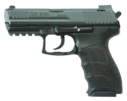 HK 81000108 P30 V3 9mm Luger 3.85" 17+1 Black Polymer Frame