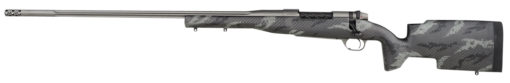 Weatherby MAP01N257WL8B Mark V Accumark Pro 257 Wthby Mag 3+1 Cap 26" Tungsten Gray Cerakote Rec/Barrel Black Carbon Fiber with Gray Sponge Pattern Accents Left Hand (Full Size)