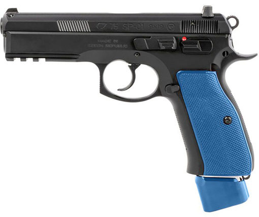 CZ-USA 91207 CZ 75 SP-01 Competition 9mm Luger 4.60" 21+1 Overall Black Finish with Inside Railed Steel Slide