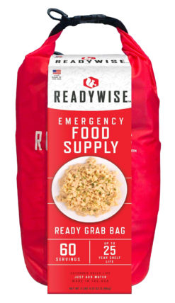 ReadyWise RW01-641 Emergency Supply 60 Serving 60 Servings 60 Serving Emergency Grab Bag 15 Pouches