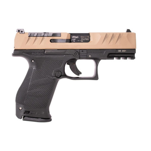 Walther PDP Compact 9mm Pistol with FDE Slide and 4 Inch Barrel