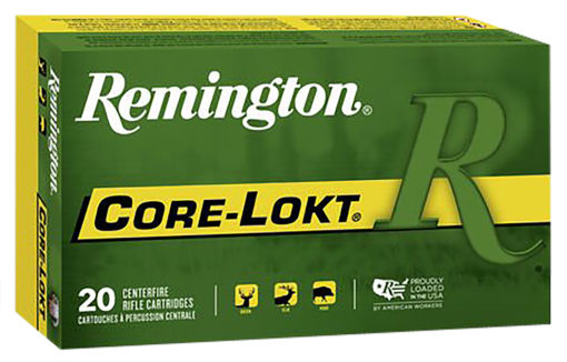 Remington Ammunition 29487 Core-Lokt  7mm Rem Mag 150 gr 3110 fps Pointed Soft Point Core-Lokt (PSPCL) 20 Bx/10 Cs