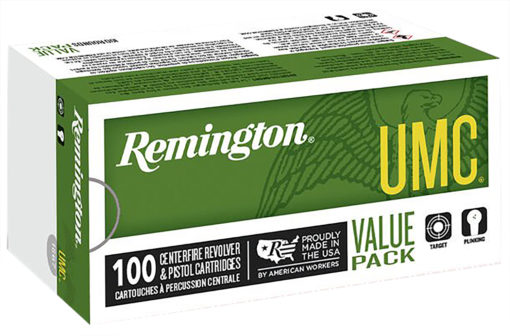 Remington Ammunition 23753 UMC Value Pack 9mm Luger 115 gr 1145 fps Jacketed Hollow Point (JHP) 100 Bx/6 Cs