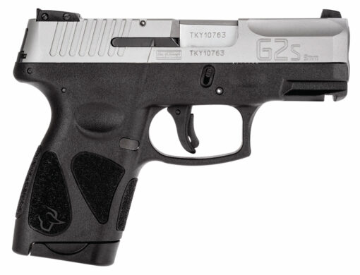 Taurus 1G2S939 G2S  9mm Luger 3.20" 7+1 Black Frame w/Rail Matte Stainless Steel Slide Black Polymer Grip