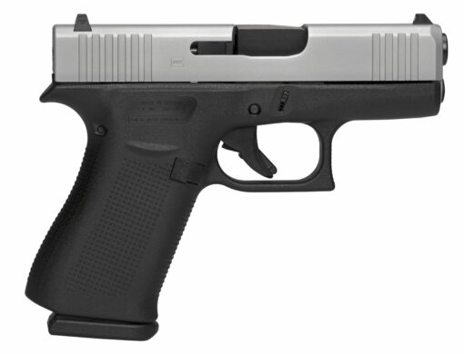Glock PX435SL701 G43X  9mm Luger 3.41" 10+1 GNS Silver PVD Slide Black Polymer Grip