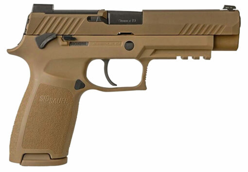 Sig Sauer 320F9M17MS P320 M17 9mm Luger 4.70" 17+1 21+1 Coyote PVD Coyote Polymer Grip Manual Safety