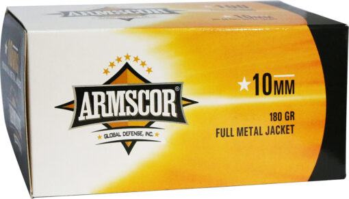 Armscor 50440 Pistol Value Pack 10mm Auto 180 gr Full Metal Jacket (FMJ) Value Pack 100 Bx/ 12 Cs