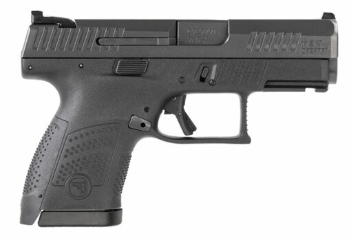 CZ-USA 01560 P-10 S 9mm Luger 3.50" 10+1 Black Polymer Frame Black Steel Slide Black Interchangeable Backstrap Grip Reverse Mag Release