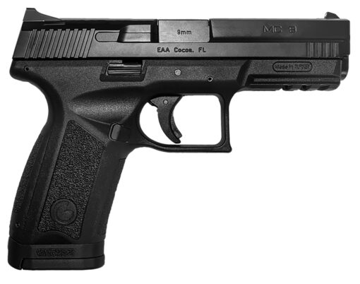 Girsan 390340 MC9  9mm Luger 4.20" 17+1 Black Black Steel Slide Black Interchangeable Backstrap Grip