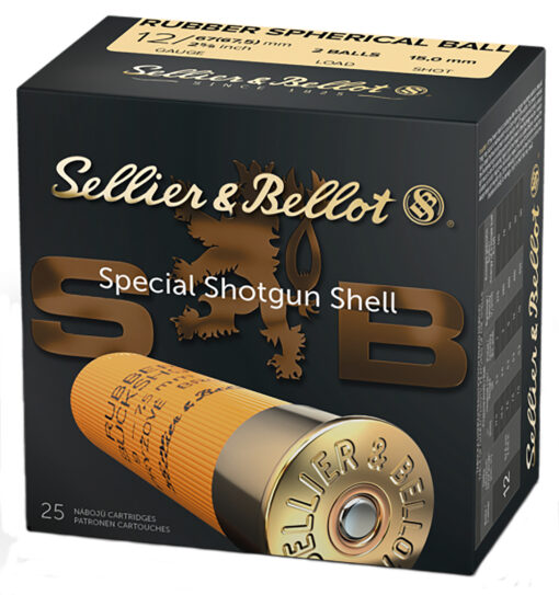 Sellier & Bellot SB12RBB Shotgun 12 Gauge 2.625" 25 Bx/ 10 Cs
