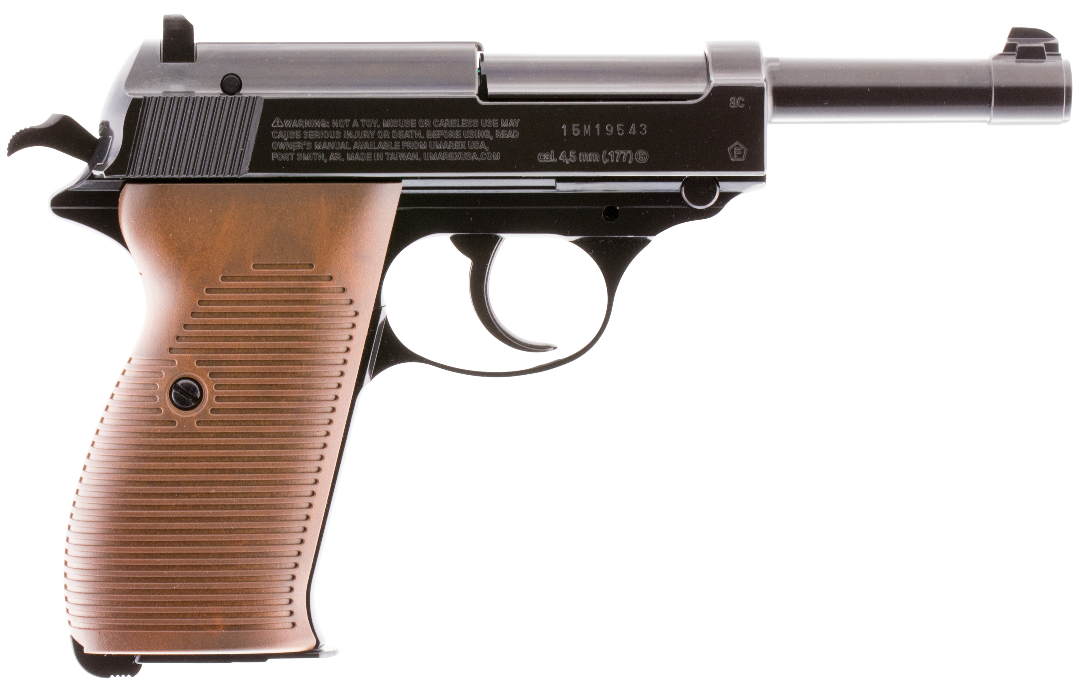 Umarex USA 2252730 Walther P38 Air Pistol Semi-Automatic .177 BB 