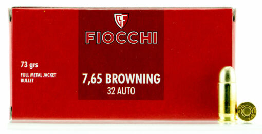 Fiocchi 32AP Range Dynamics Pistol 32 ACP 73 gr Full Metal Jacket (FMJ) 50 Per Box/ 20 Cs