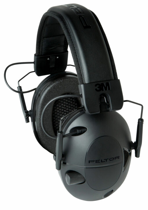 Peltor TAC100OTH Sport Tactical 100 22 dB Over the Head Black Ear Cups with Adjustable Black Headband for Adults 1 Pair