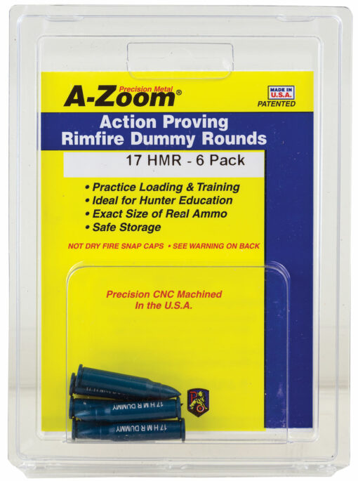 A-Zoom 12202 Rimfire Training Rounds  17 HMR 6 Pkg.