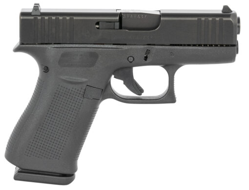 Glock UX4350201 G43X  9mm Luger 3.41" 6+1 Black Black Steel Black nDLC Steel w/Front Serrations Slide Black Polymer Grip Fixed Sights US