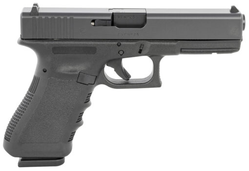 Glock PI1750203 G17 Gen 3 9mm Luger 4.49" 17+1 Black Steel Slide Black Polymer Grip Fixed Sights